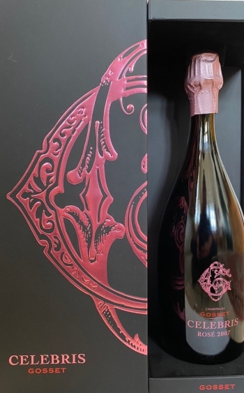 Champagner Gosset Celebris Rose´ Brut, im Geschenkkarton 2007