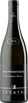 Sauvignon Blanc Pössnitzberg Grosse STK Ried, Demi-Flasche 0,375, Sabathi 2018